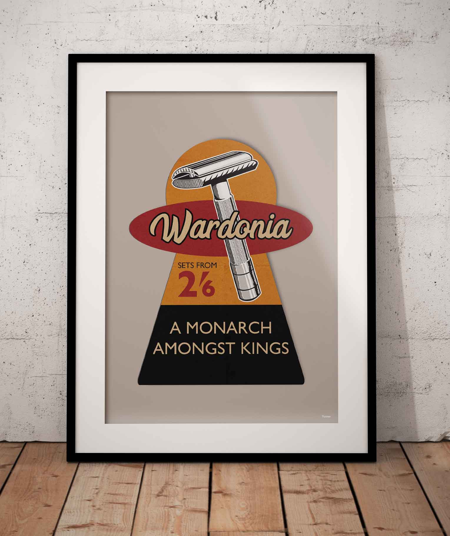 Wardonia-Monarch-Vintage-Poster-Framed